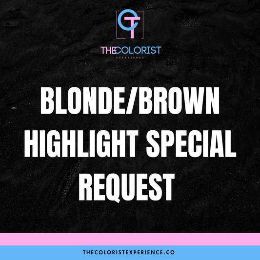 Blonde/Brown Highlight Special Request