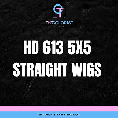 HD 613 5x5 Straight Wigs