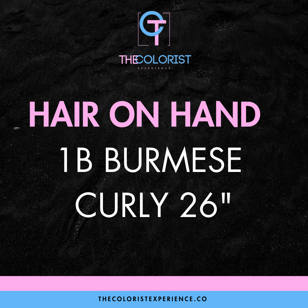 Hair on Hand : Burmese Curly 26"