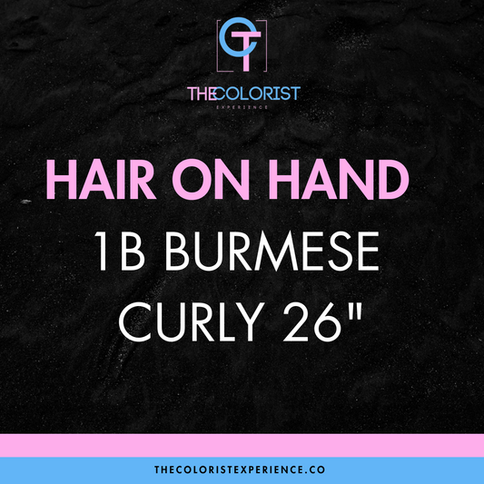 Hair on Hand : Burmese Curly 26"