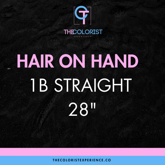 Hair on Hand : 1B Straight 28"